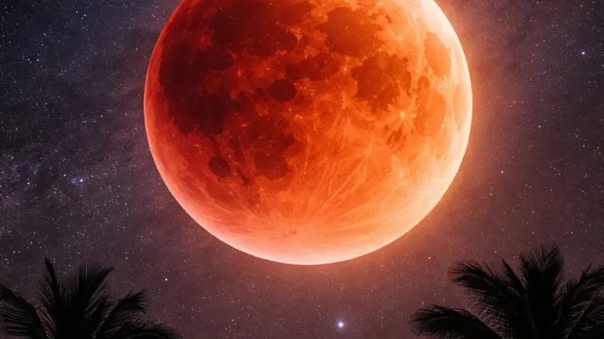Eclipse lunar teñirá de rojo el cielo dominicano la madrugada del 3 de ...